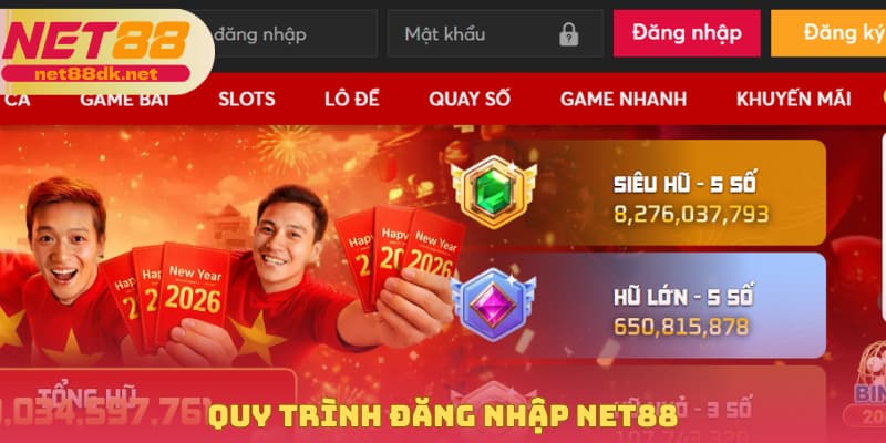 Quy trình đăng nhập NET88