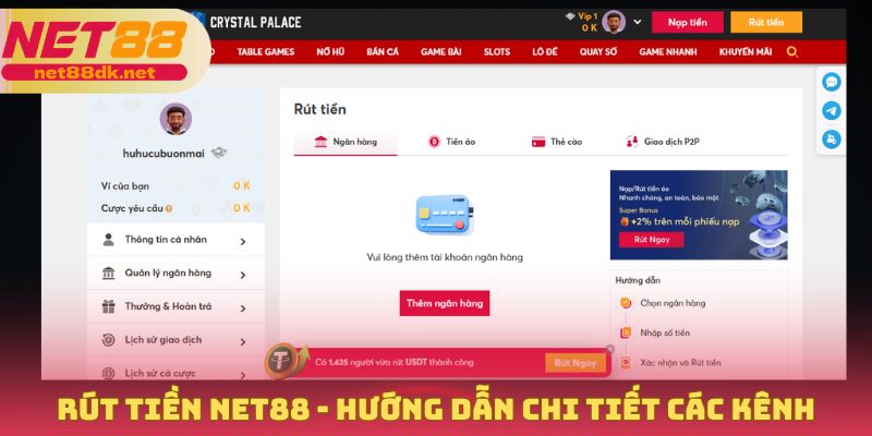 Rút Tiền NET88