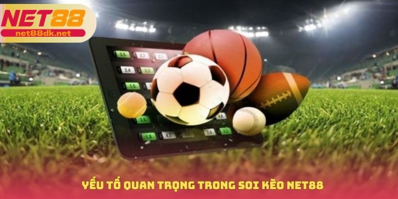 Yếu tố quan trọng trong soi kèo NET88